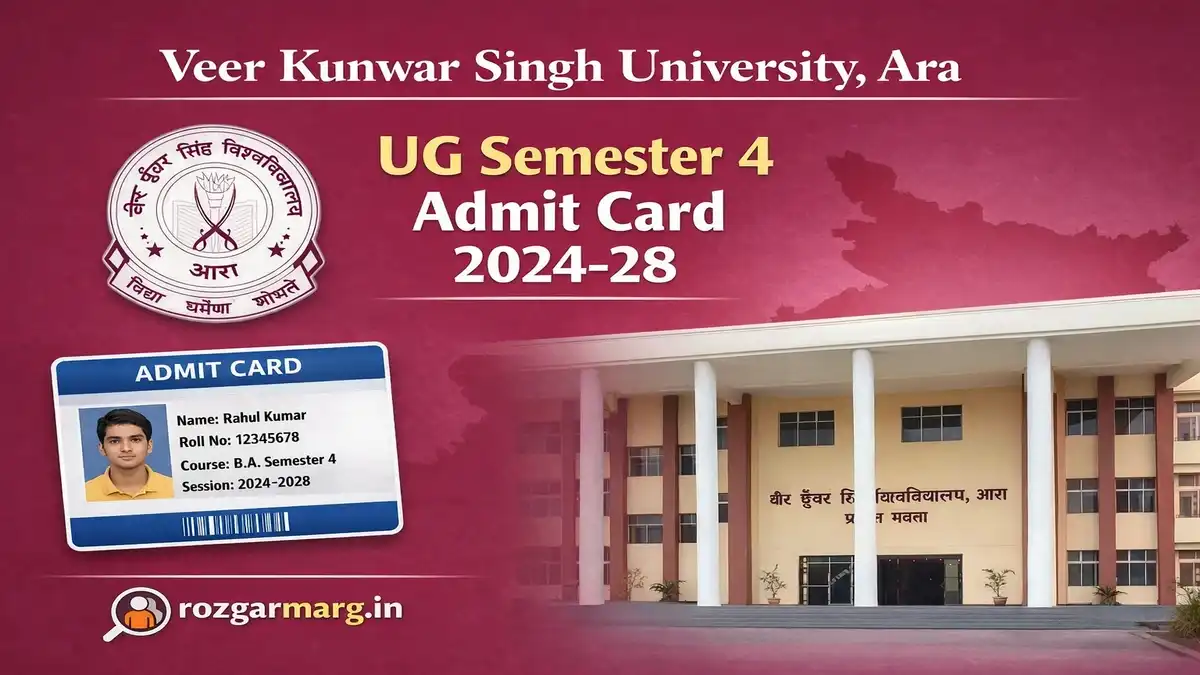 VKSU UG Semester 4 Admit Card 2024-28
