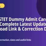Bihar STET Dummy Admit Card 2026 - Bihar STET Dummy Admit Card 2026 – Complete Latest Update, Download Link & Correction Details