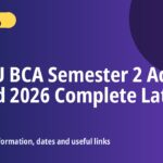 VKSU BCA Semester 2 Admit Card 2026 - VKSU BCA Semester 2 Admit Card 2026 Complete Latest