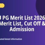 VKSU PG Merit List 2026 - VKSU PG Merit List 2026: 1st Merit List, Cut Off & Admission