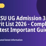 VKSU UG Admission 3rd Merit List 2026 - VKSU UG Admission 3rd Merit List 2026 - Complete Latest Important Guide